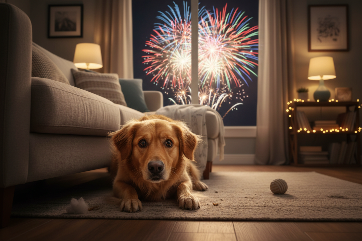 Why Fireworks Scare Pets: How to Keep Dogs, Cats, and Other Animals Safe During Fireworks Displays