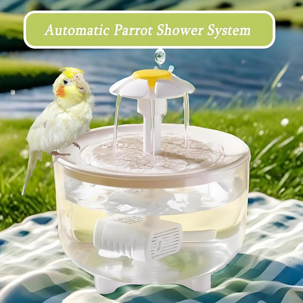Indoor Bird Bath Fountain Automatic Shower