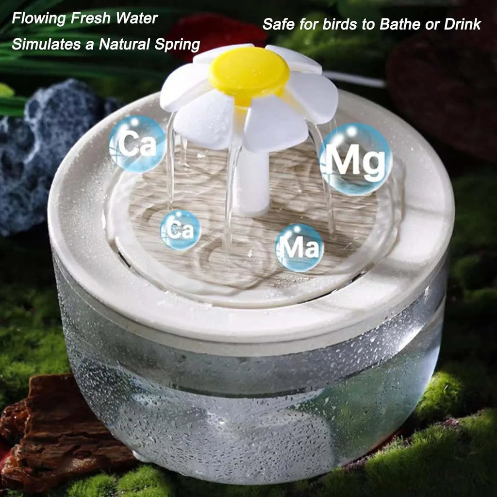 Indoor Bird Bath Fountain Automatic Shower