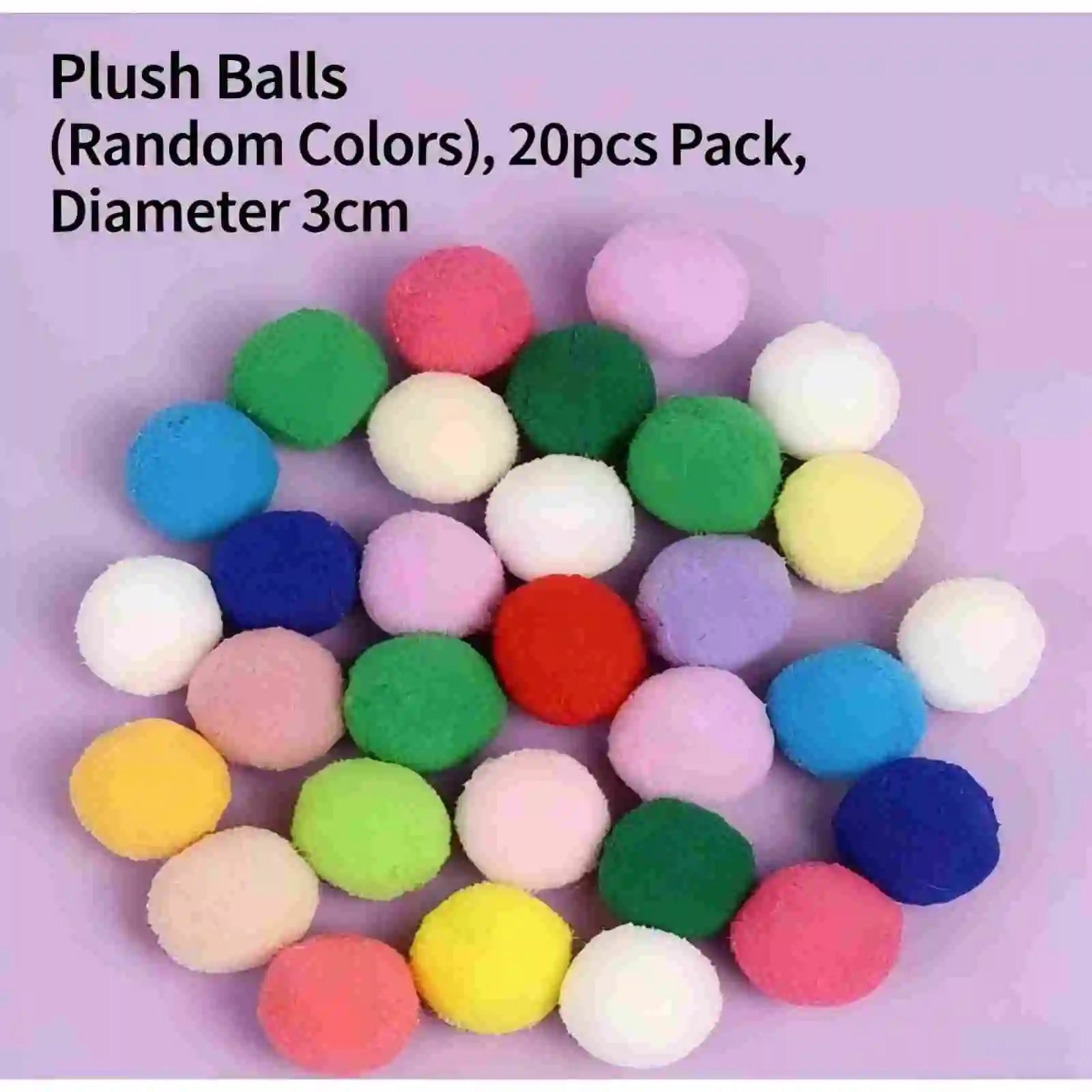 Soft Plush Cat Toy Balls with Launcher