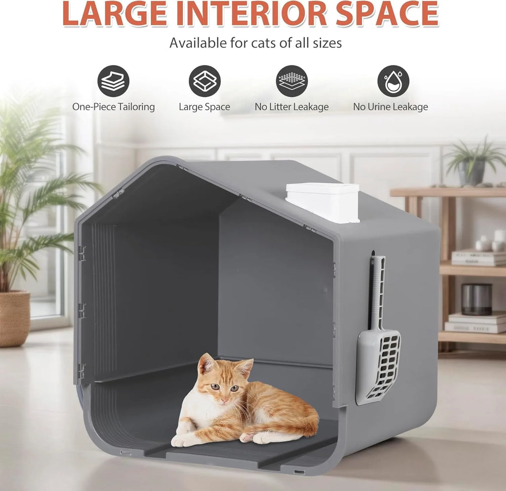 Extra Large Enclosed Cat Litter Box