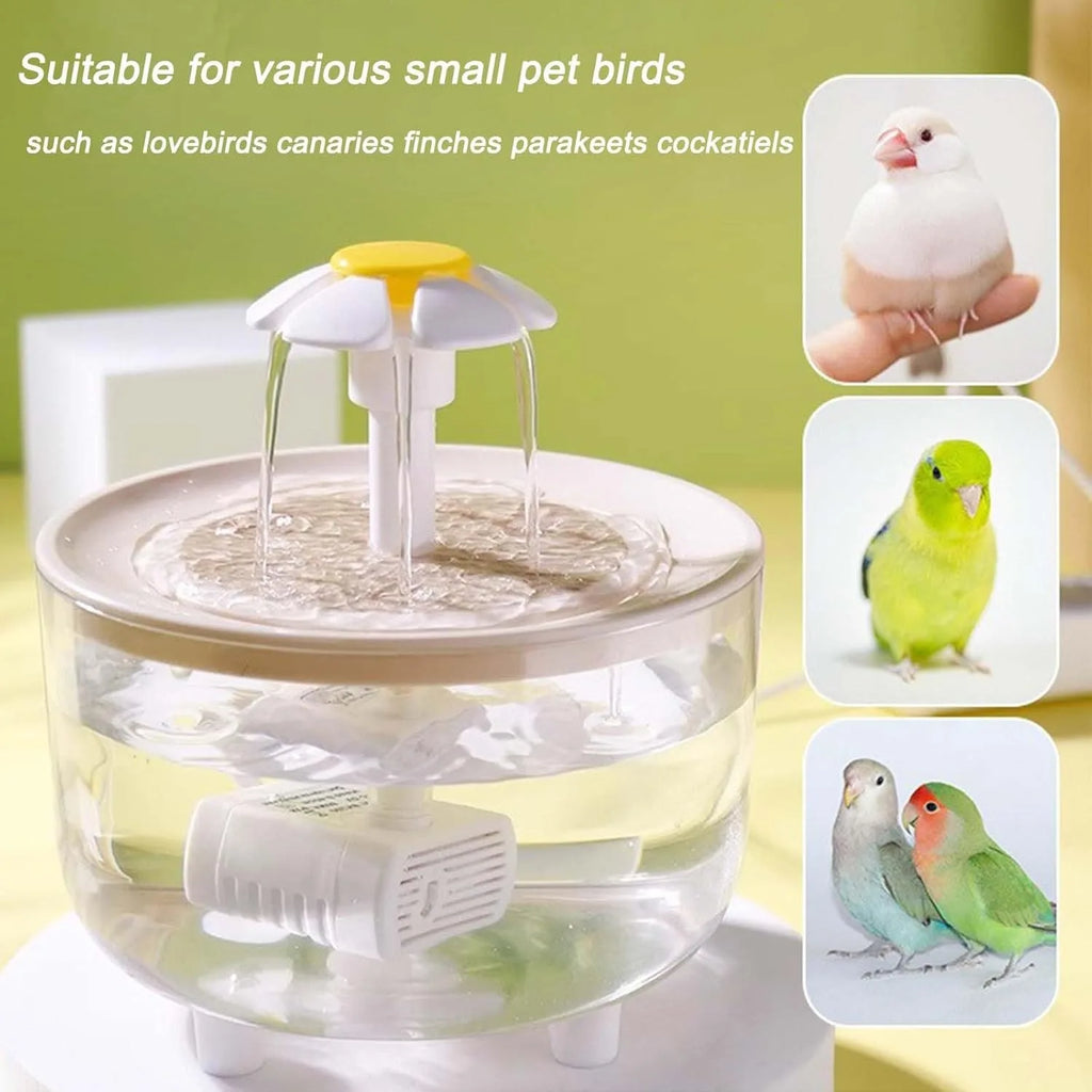 Indoor Bird Bath Fountain Automatic Shower