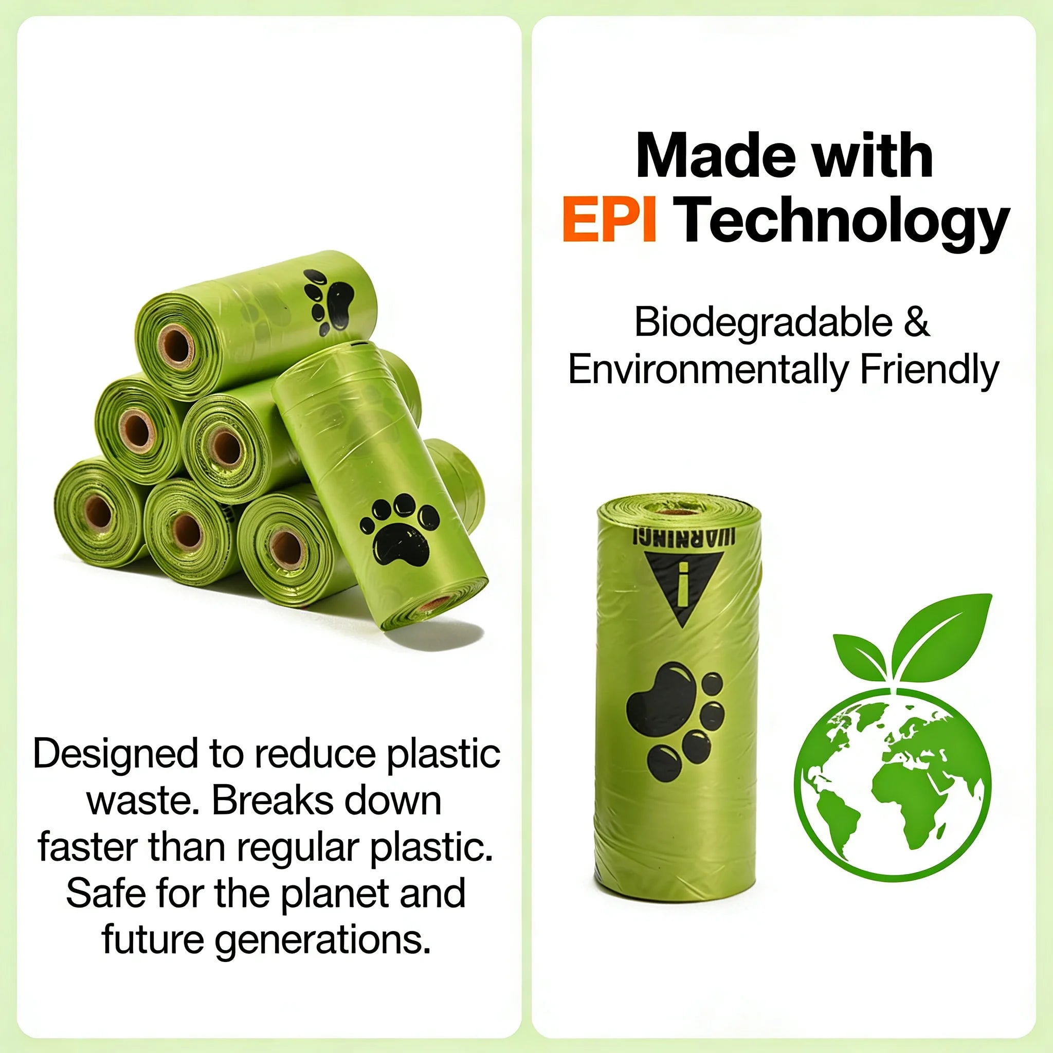 Eco-Friendly Dog Poop Bags Leak-Proof