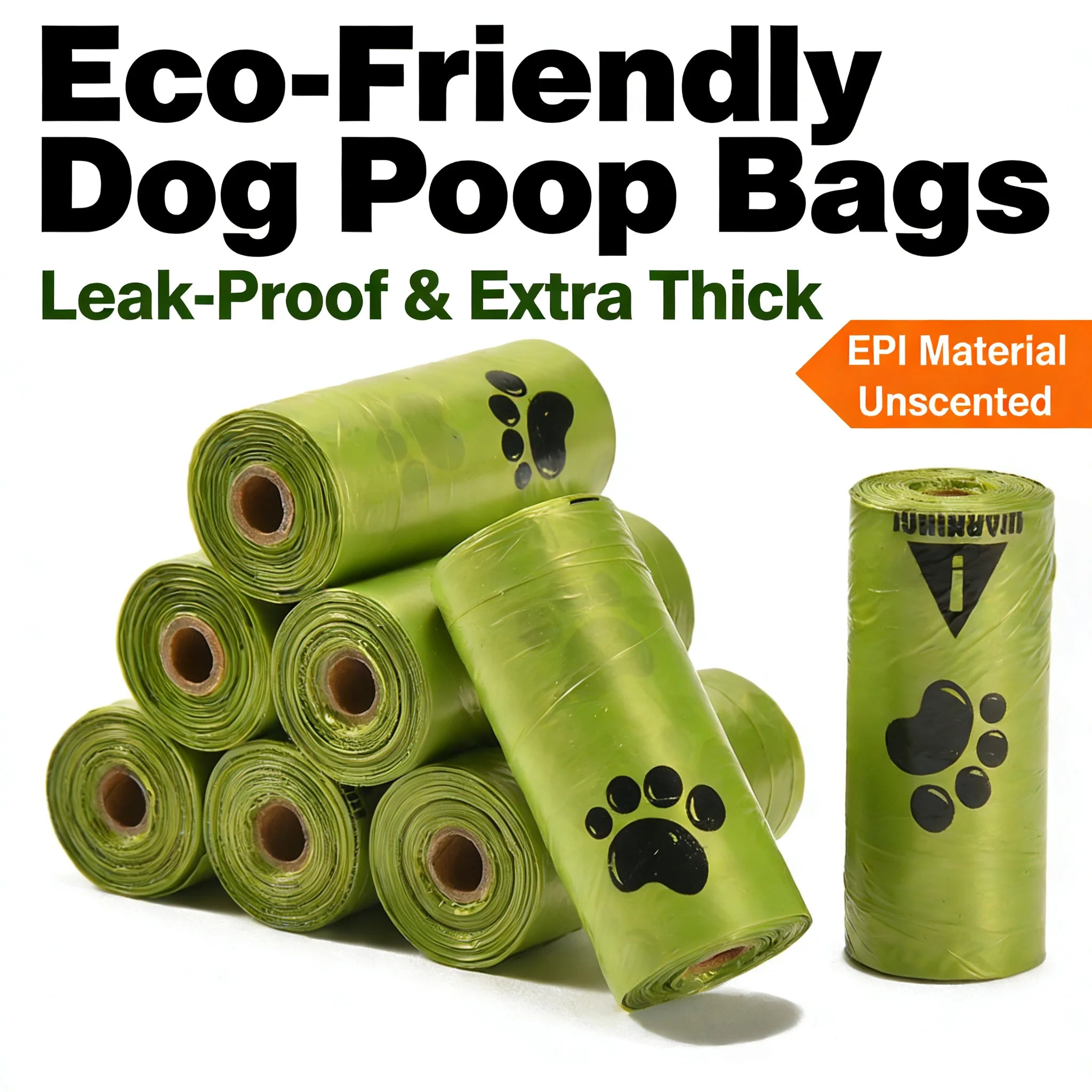 Eco-Friendly Dog Poop Bags Leak-Proof