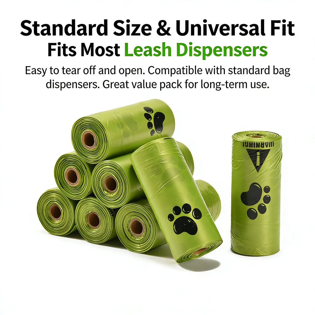Eco-Friendly Dog Poop Bags Leak-Proof