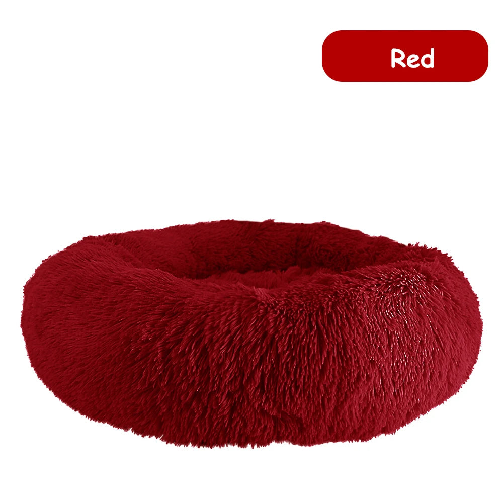 Donut Warm Soft Plush Pet Bed