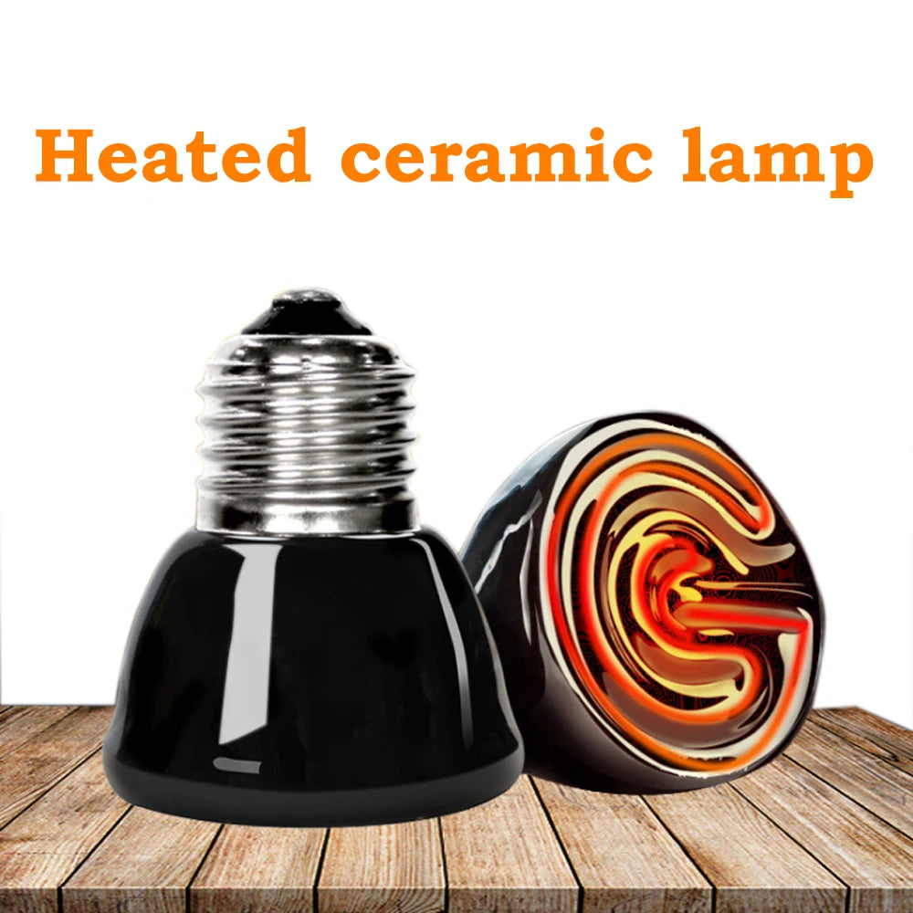 25/50/75/100W E27 Reptile Pet Heating Light Bulb
