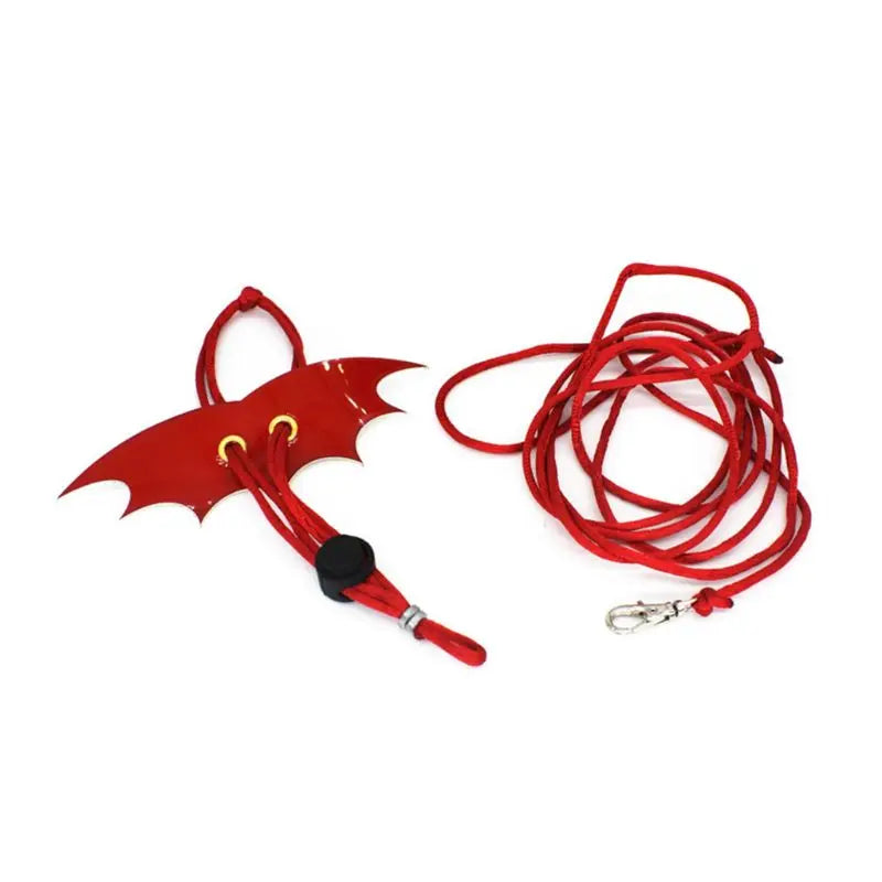 Pet Lizard Adjustable Wing Style Harness Leash