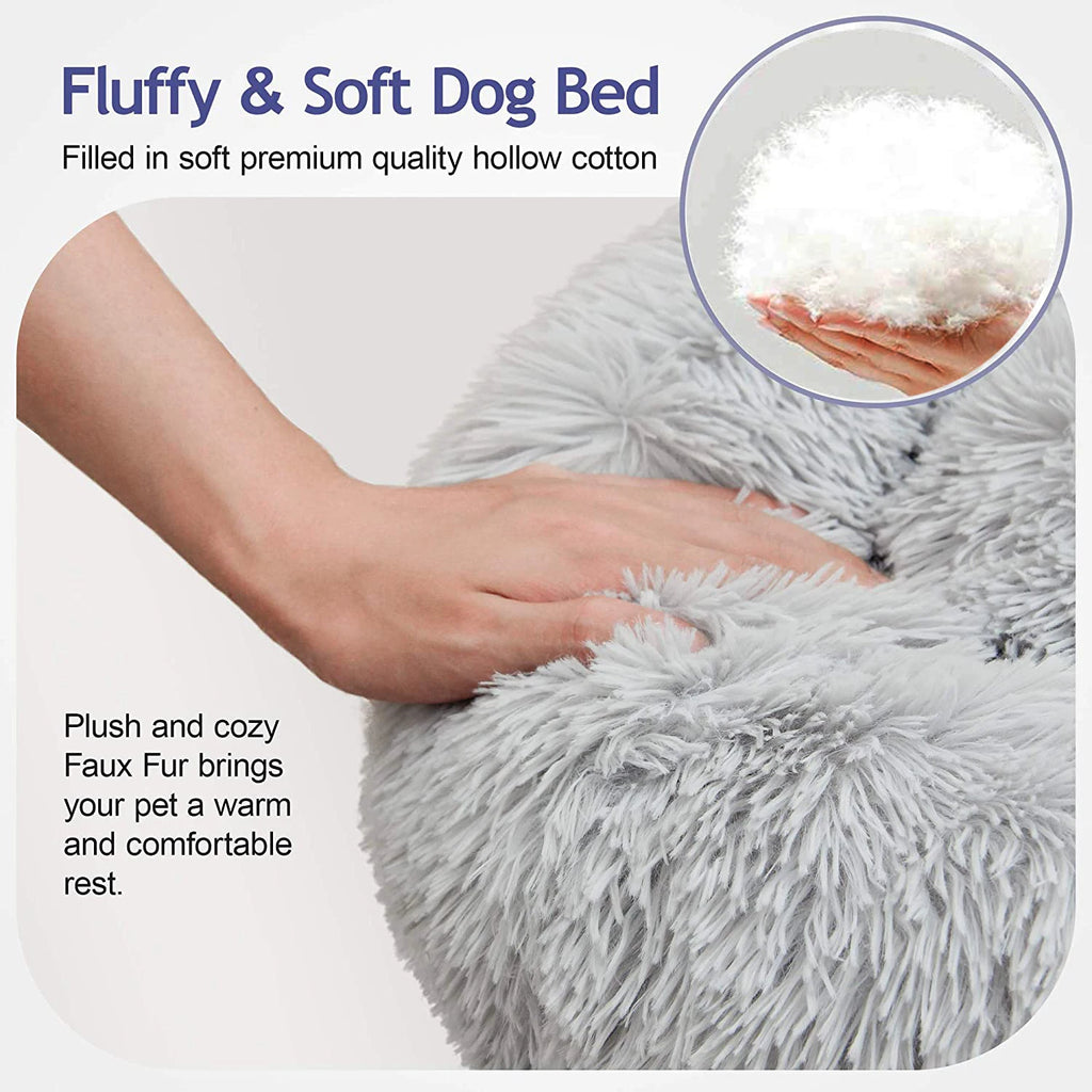 Donut Warm Soft Plush Pet Bed