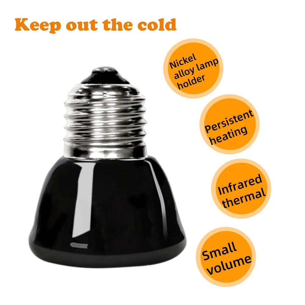 25/50/75/100W E27 Reptile Pet Heating Light Bulb