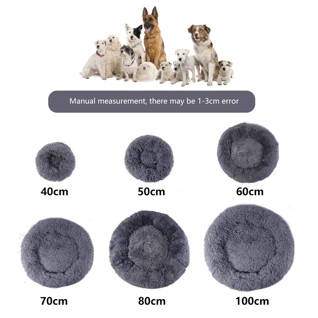 Donut Warm Soft Plush Pet Bed
