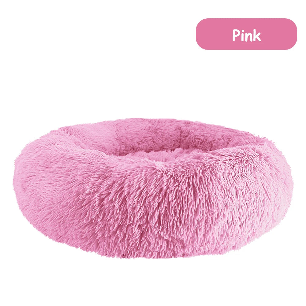 Donut Warm Soft Plush Pet Bed
