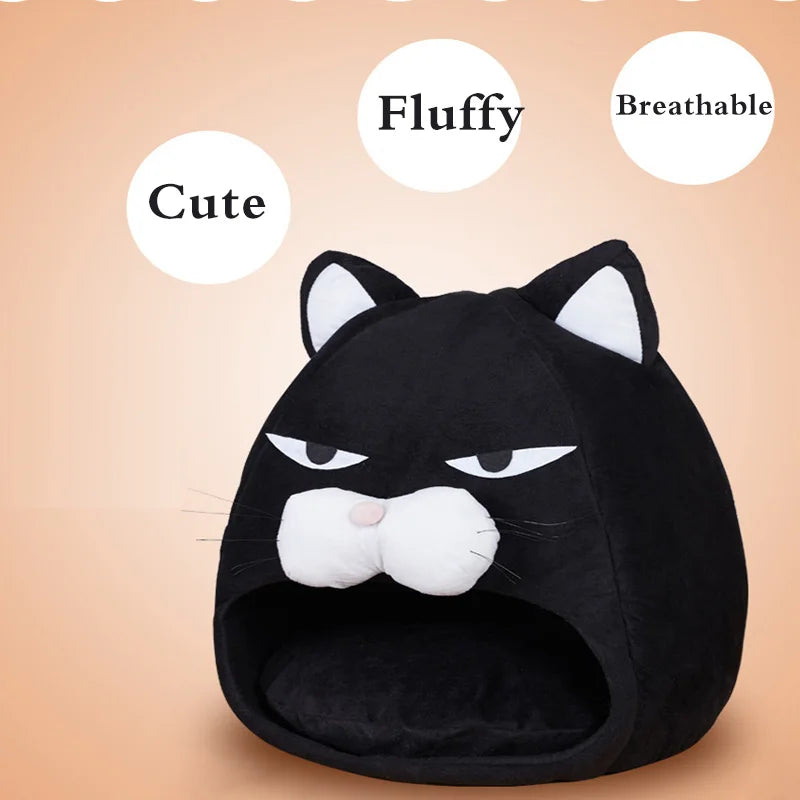 Cute Soft Cartoon House for Cats Dogs