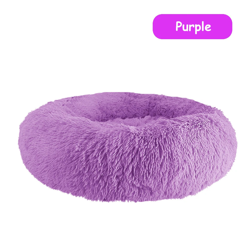 Donut Warm Soft Plush Pet Bed