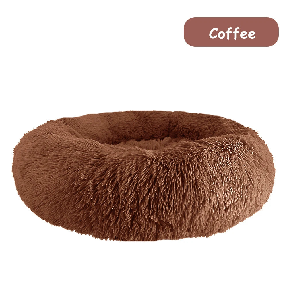 Donut Warm Soft Plush Pet Bed