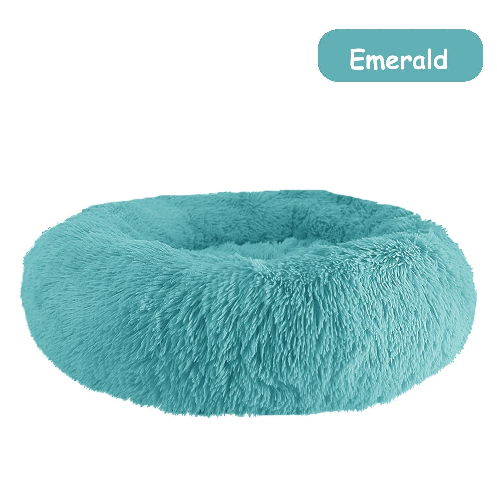 Donut Warm Soft Plush Pet Bed