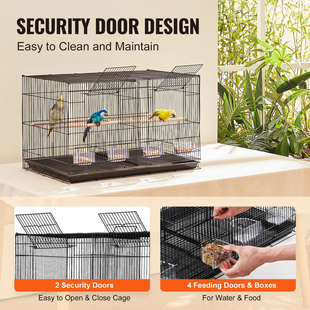 30In Stackable Travel Birdcage with Handle