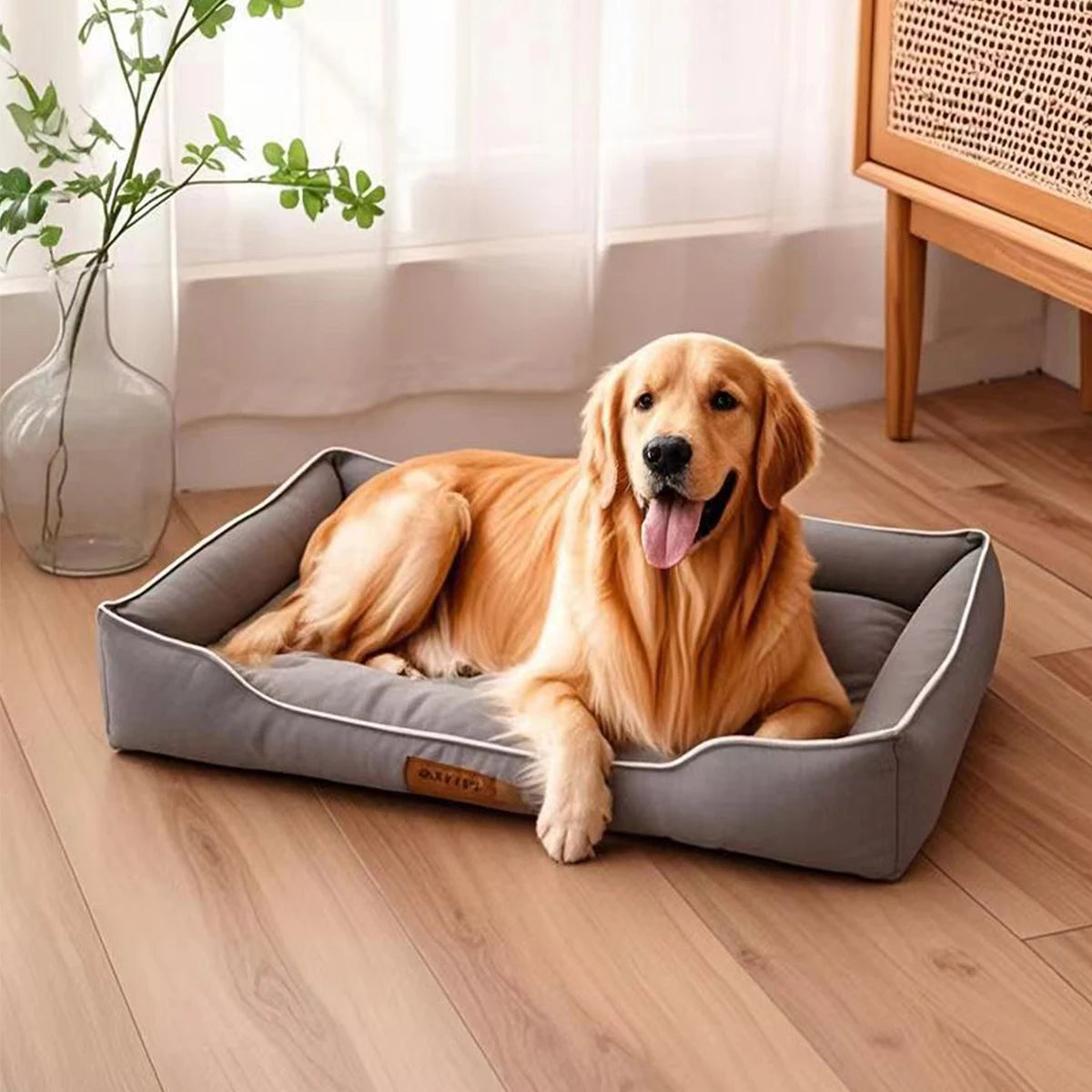 Four Season Rectangle Waterproof Pet Bed