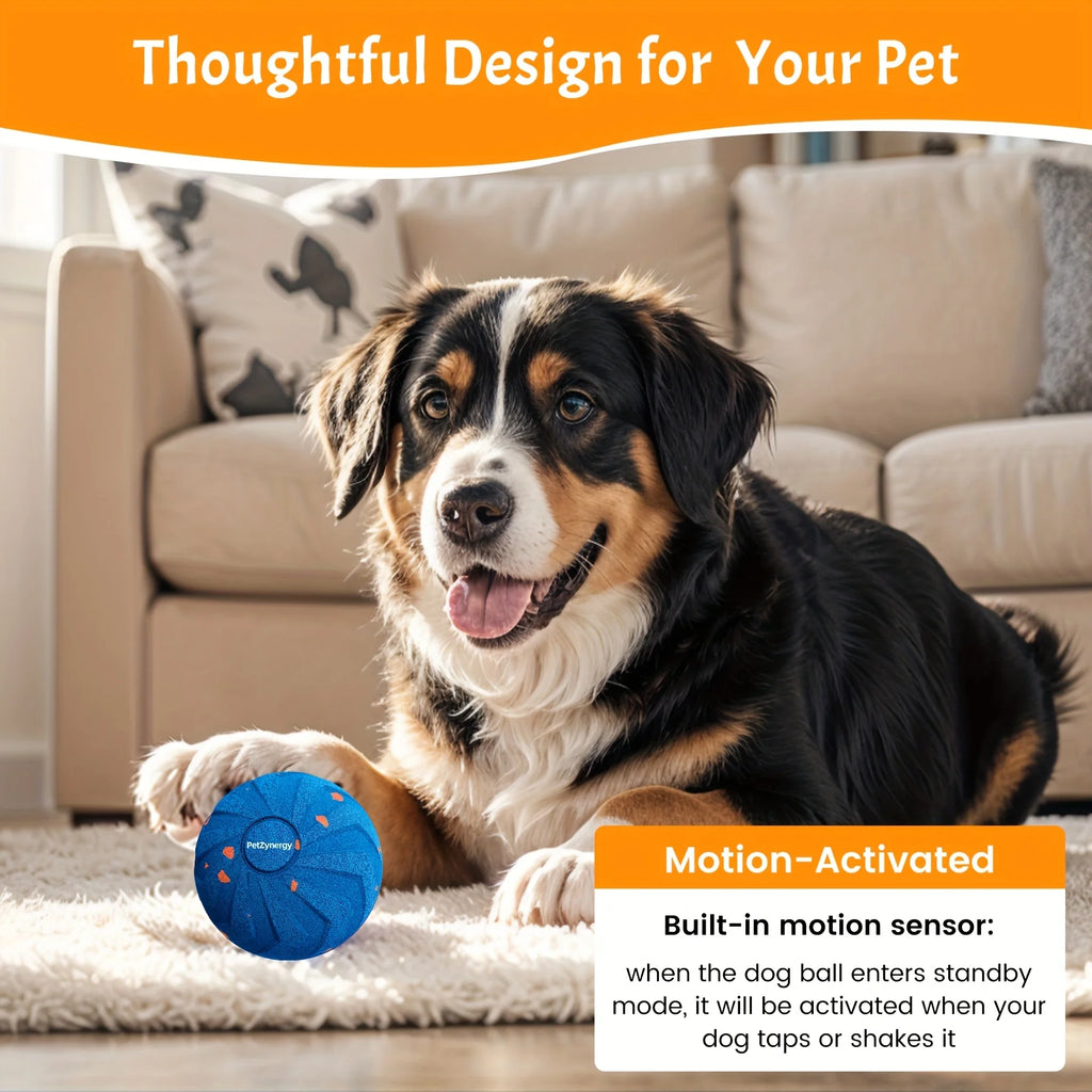 Large Interactive Dog Ball With Auto-Rolling Motion