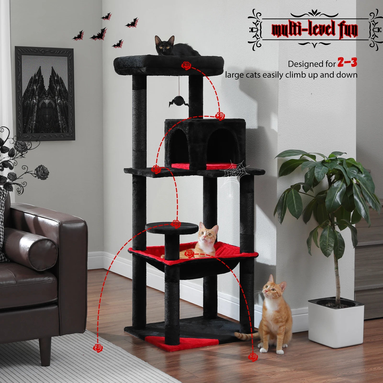 5-Level Cat Tree for Indoor Cats