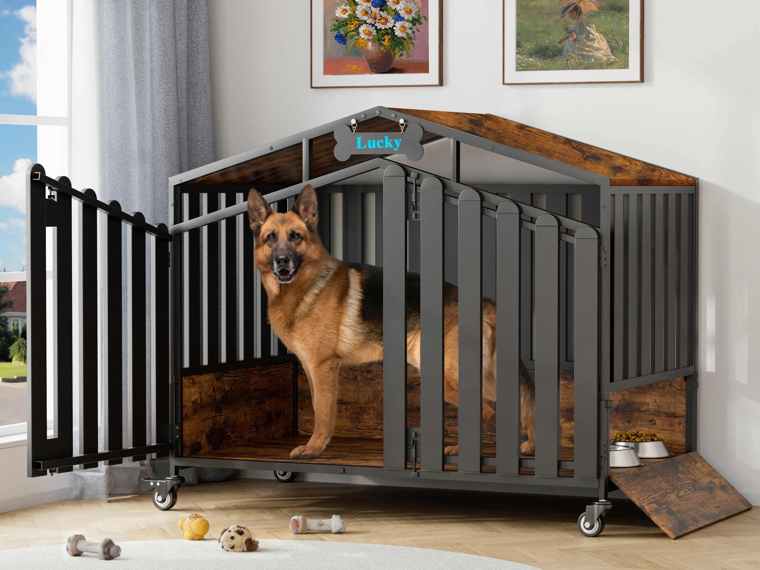 31"/41"/48“ XL Heavy Duty Dog Crate