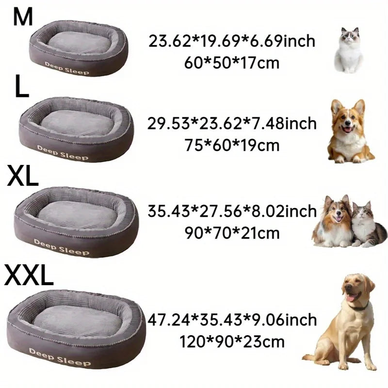 Pet Dog Cat Comfortable Donut Bed