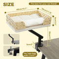 360° Rotatable Cat Bed and Stand for Desk