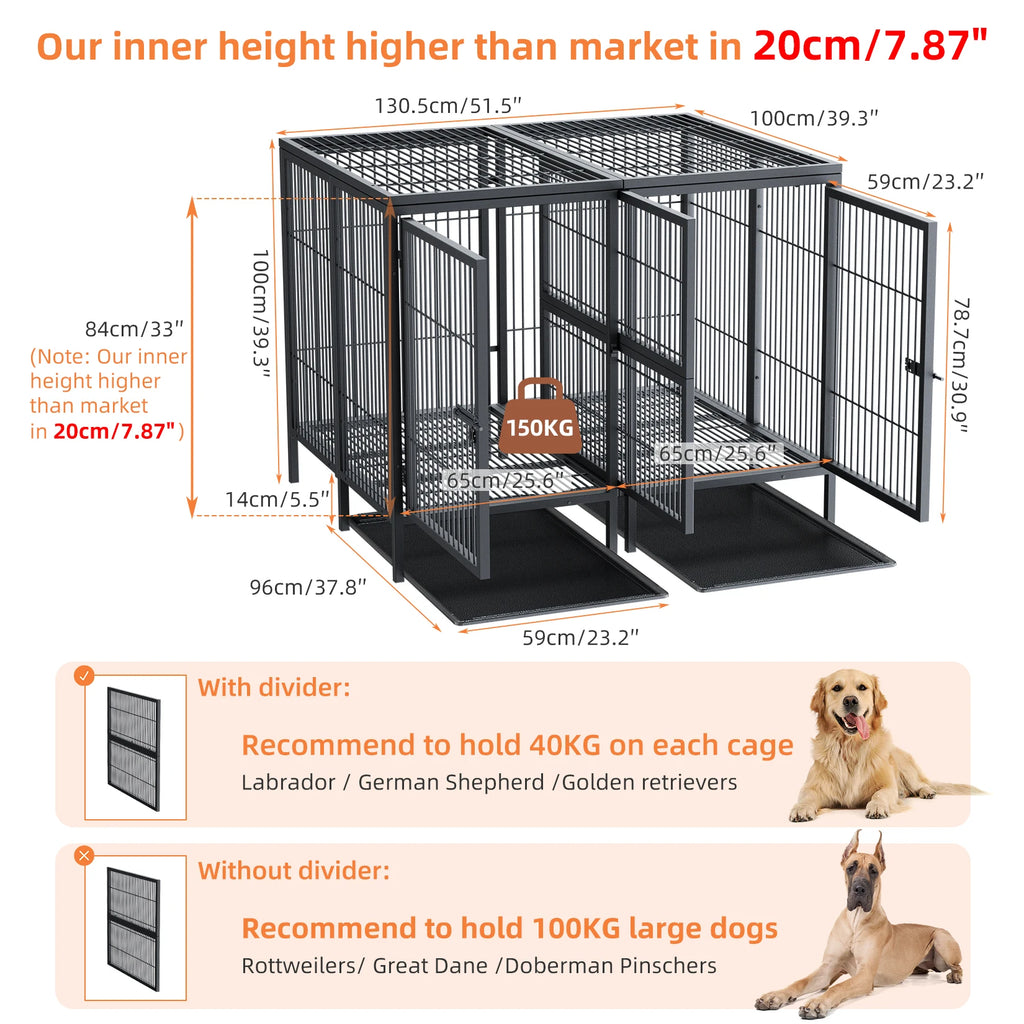 Jumbo Large Metal Pet Dog Playpen Kennel