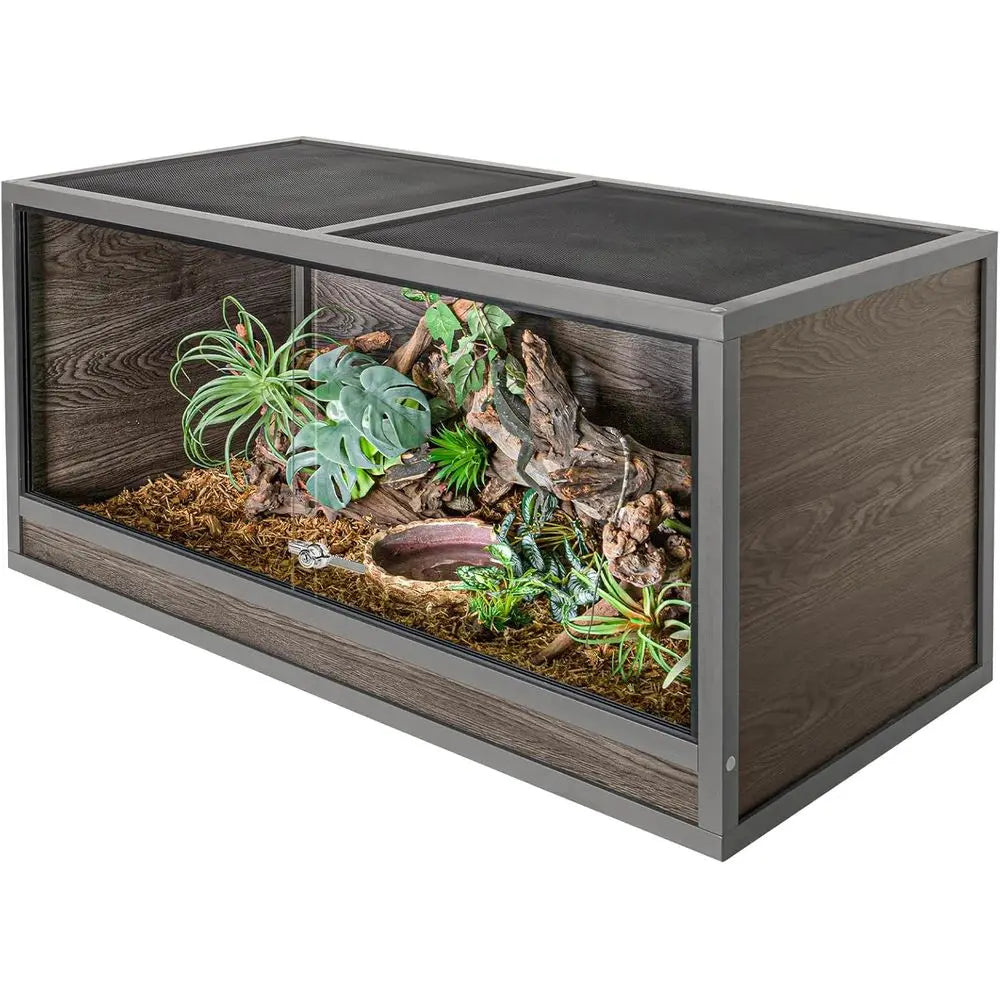 Insulated Wooden Reptile Enclosure 120 Gallon 48x24x24