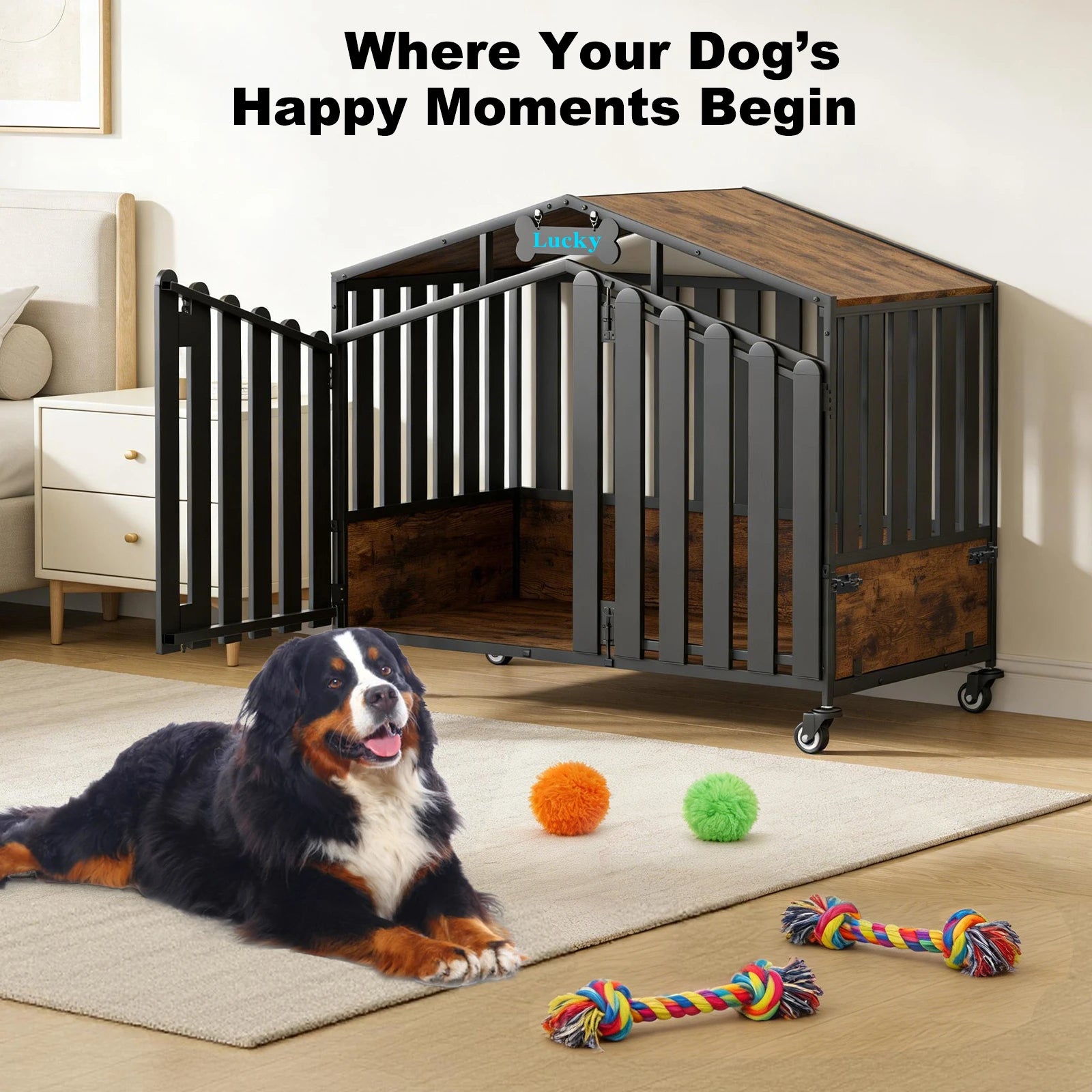 31"/41"/48“ XL Heavy Duty Dog Crate