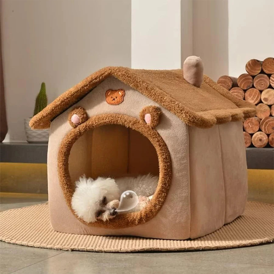 Foldable Washable Pet Cat House