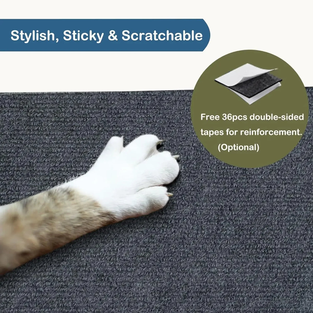 Self-Adhesive Cat Scratching Sofa Furniture Protector