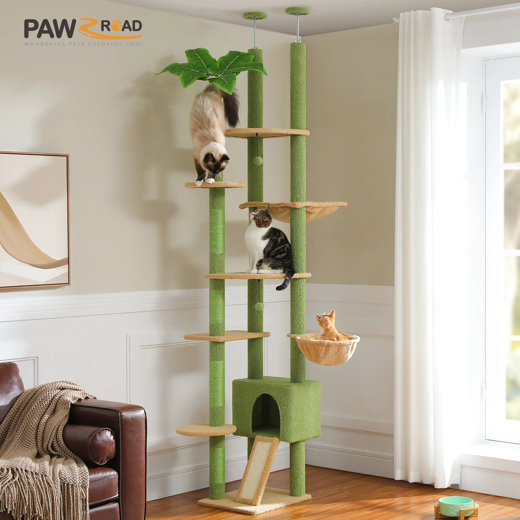Cactus Tree Floor to Ceiling Cat Tower