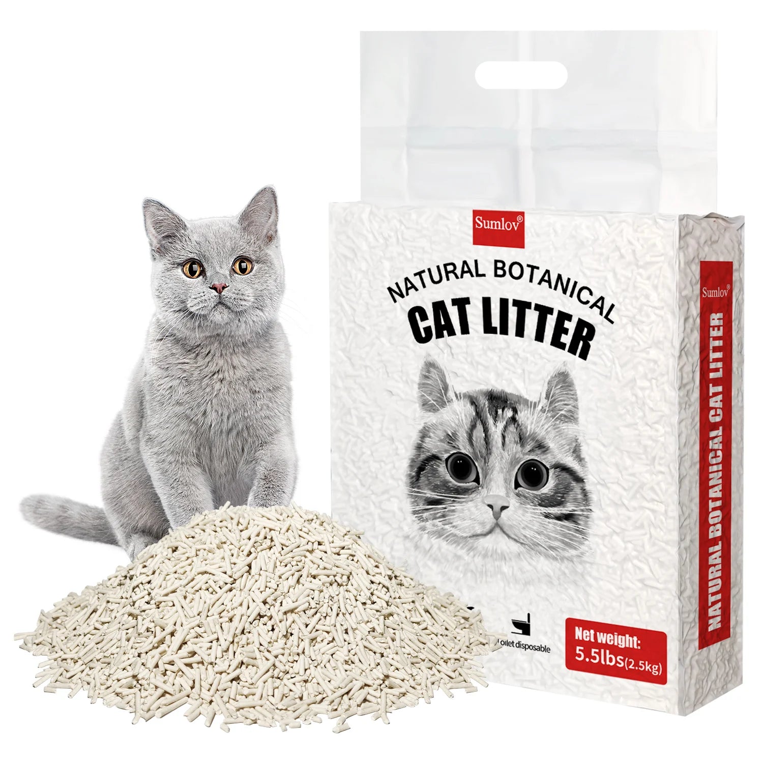 33lbs Tofu Cat Litter Natural Botanical