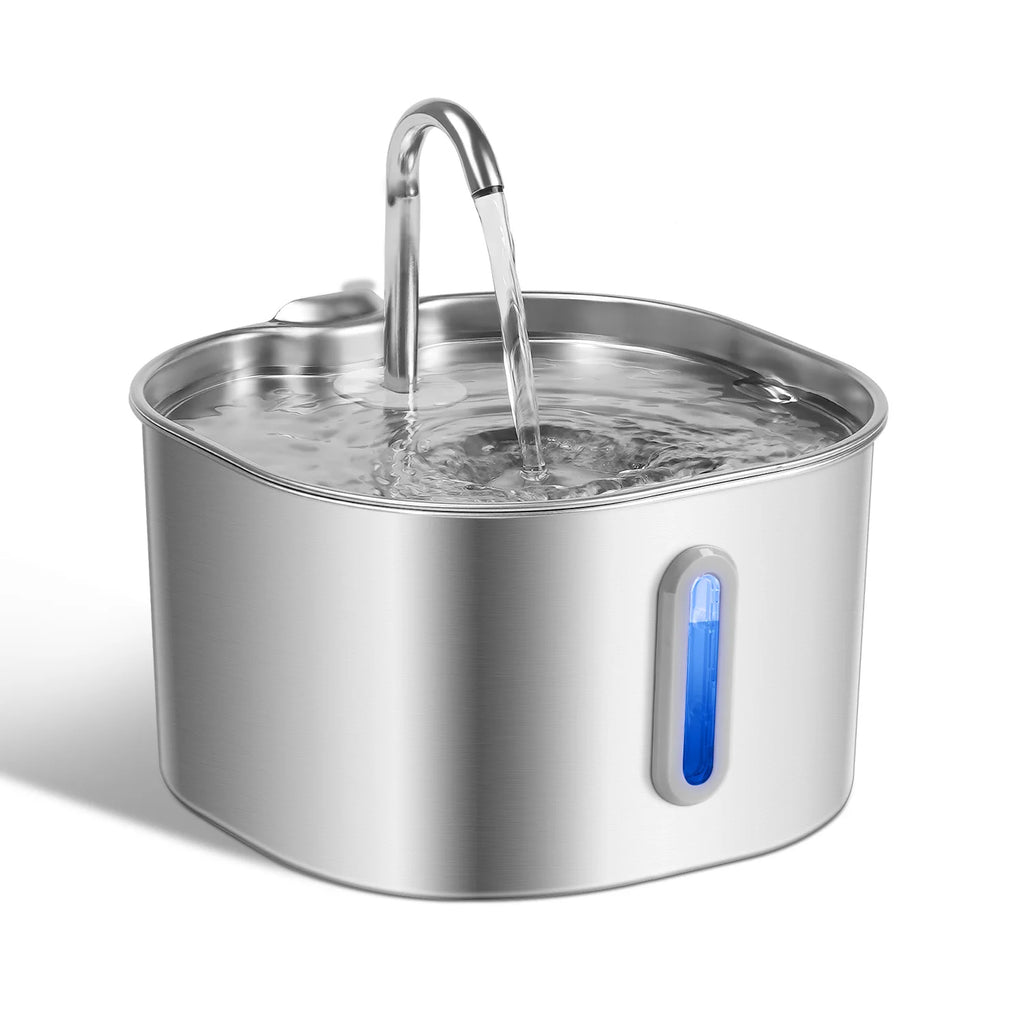 2.2L Stainless Steel Cat Water Fountain Ultra Quiet