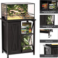 67 Gallon Reptile Tank with Stand & Storage Cabinet 24"x18"