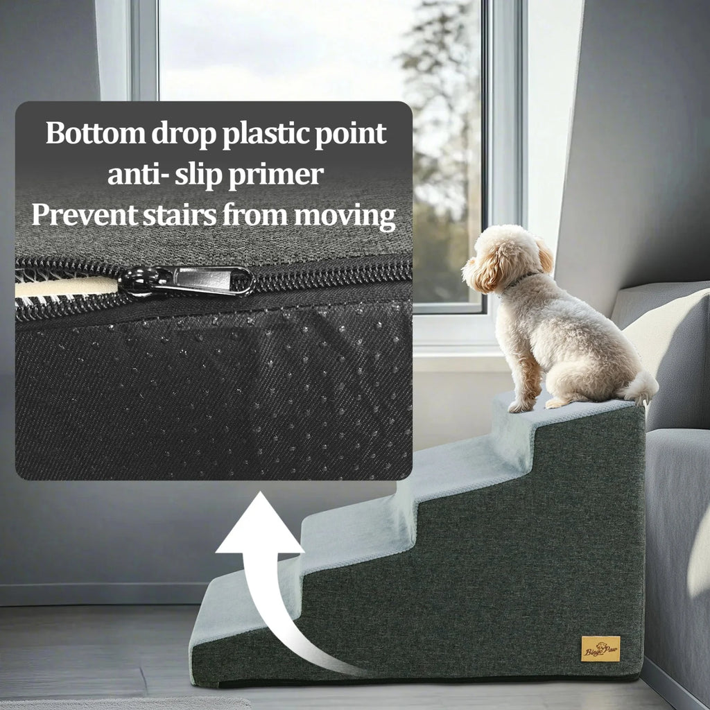 3 or 4 Step Pet Ramp with Washable Cover