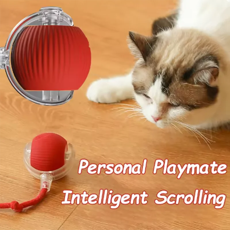 Interactive Cat Toy Automatic Teaser Ball
