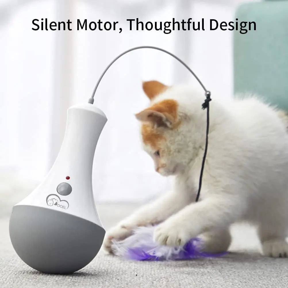 Interactive Funny Feather Kitten Teaser Toy