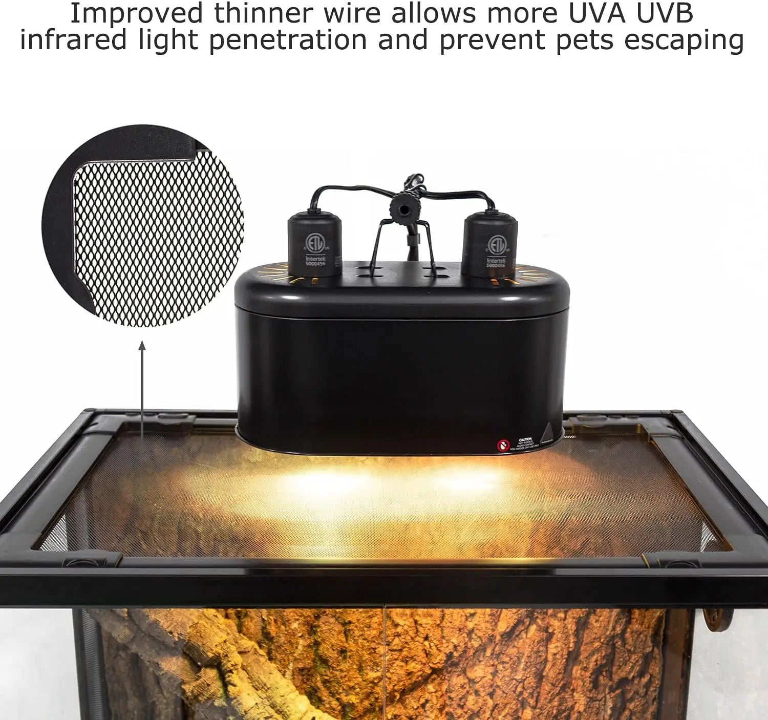 20 Gallon Front Opening Glass Reptile Terrarium 30x12x12 In