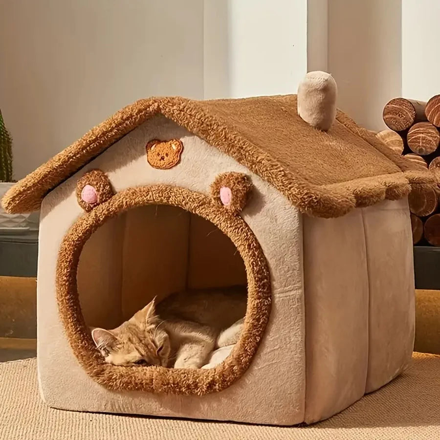 Foldable Washable Pet Cat House
