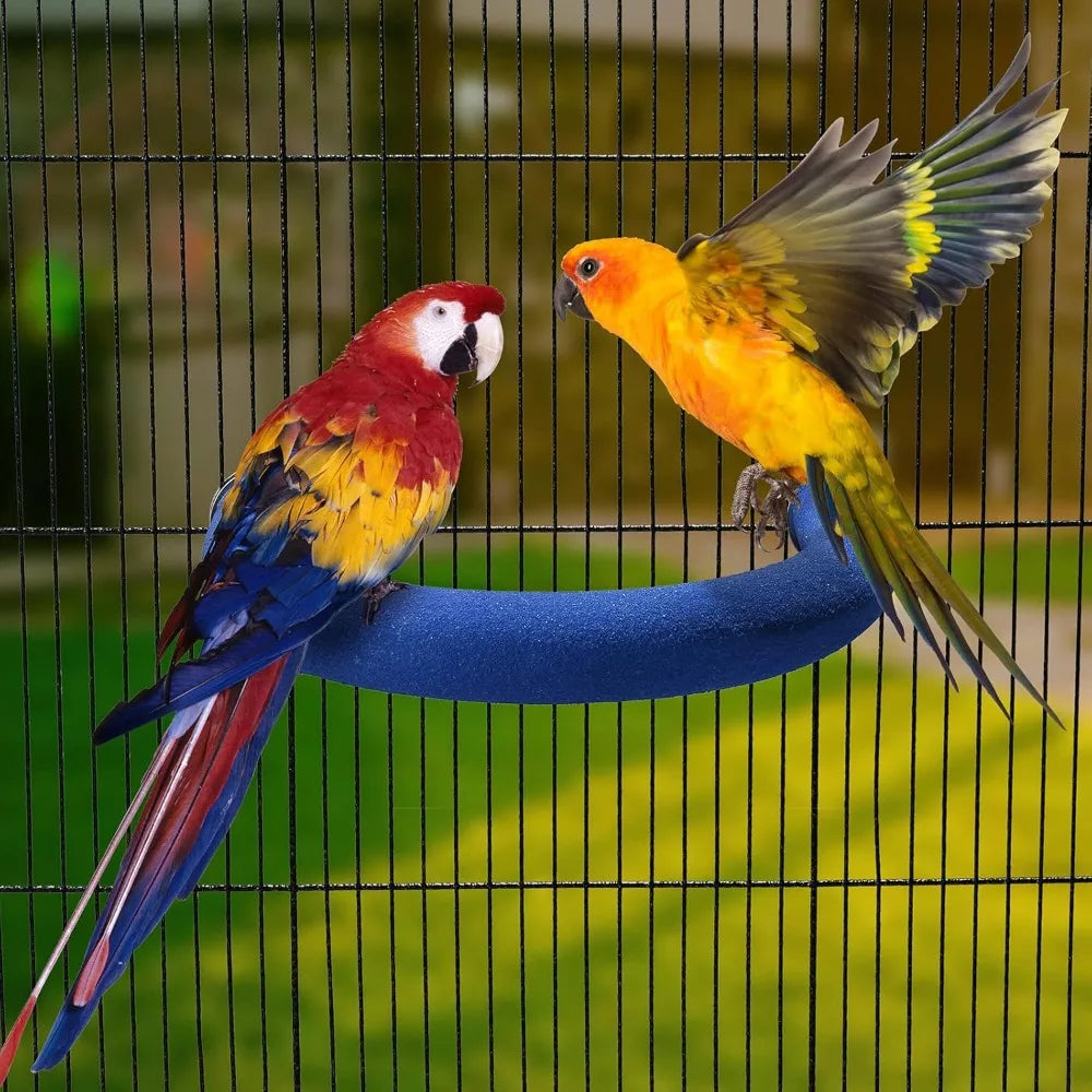 U Shape Parrot Perch Stand Cage Accessory