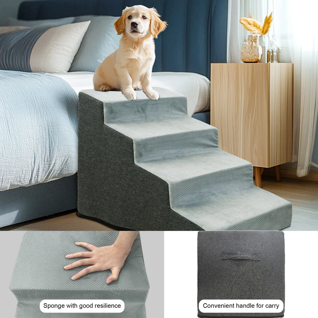 3 or 4 Step Pet Ramp with Washable Cover