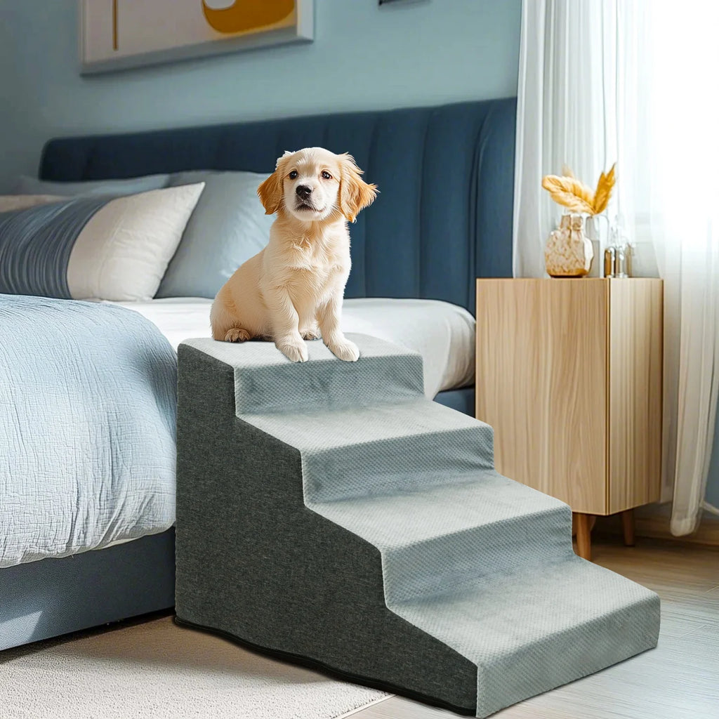 3 or 4 Step Pet Ramp with Washable Cover