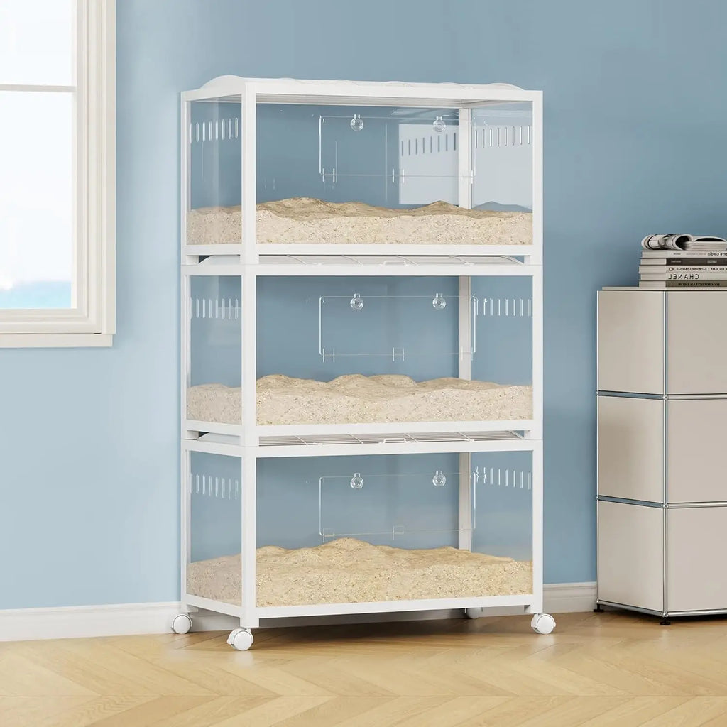 Small Animal Cage with Wheels