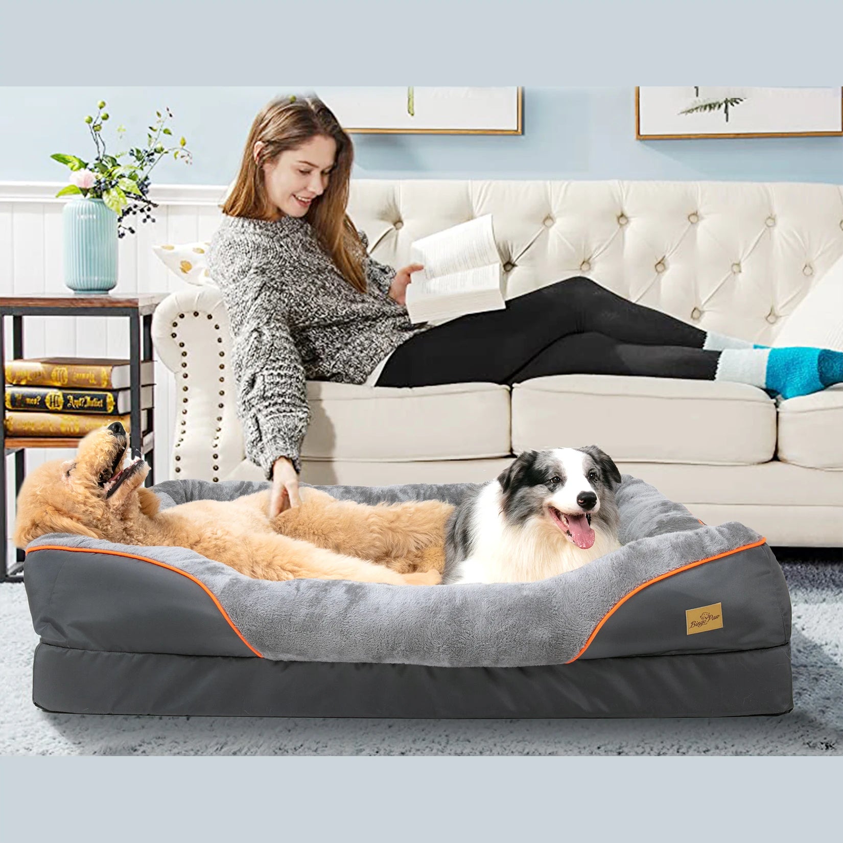 Large Pet Dog Bed Soft Anti Allergy