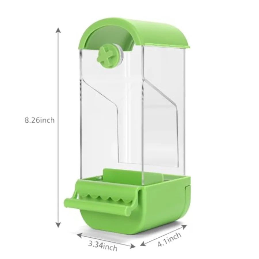Automatic Transparent Bird Cage Feeder