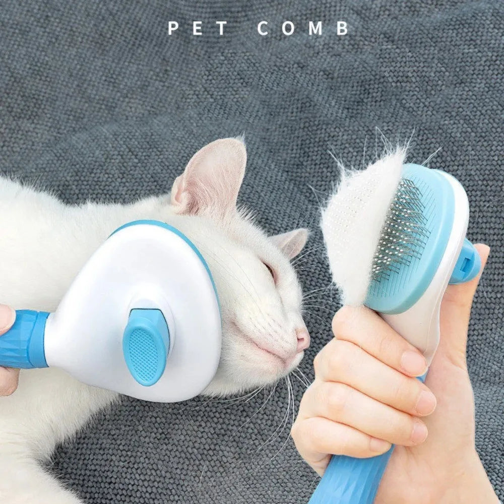 Pet Dog Cat Steel Grooming Hair Brush