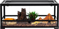 20 Gallon Front Opening Glass Reptile Terrarium 30x12x12 In