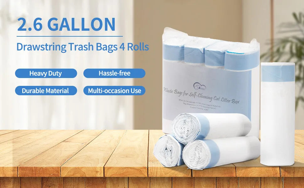 Self-Cleaning Cat Litter Box Poop Bag Liners